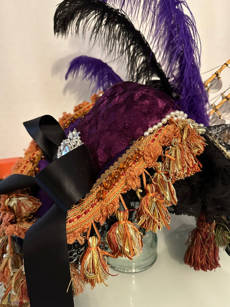 Ready to Ship Whitby Pirate Queen Skirt Shirt Galleon Hat F/S