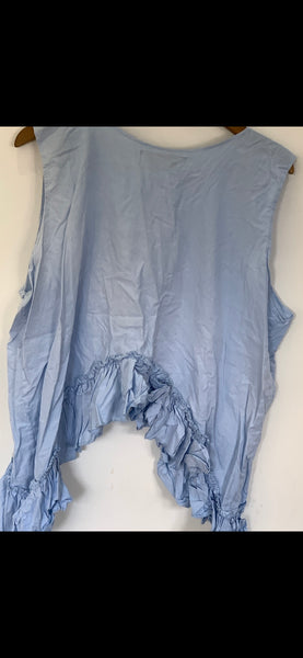 Pale Blue Adele Top