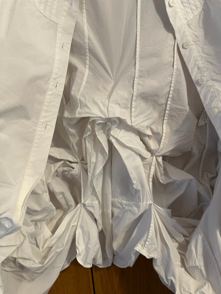 All Saints Iconic Katerina shirt UK 12 EU 40 US 8 White cotton steampunk Gothic