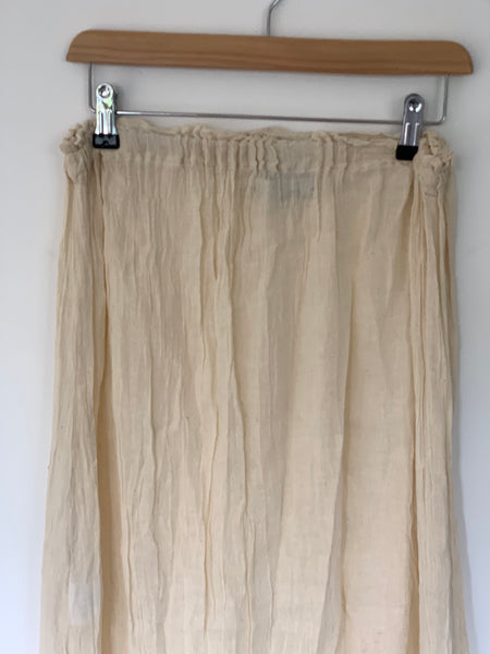 RitaNoTiara Cream Maxi Petticoat Skirt