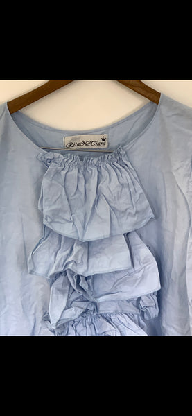 Pale Blue Adele Top