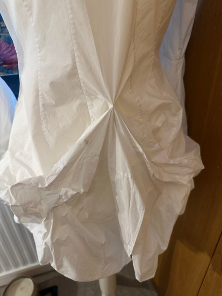 All Saints Iconic Katerina shirt UK 12 EU 40 US 8 White cotton steampunk Gothic