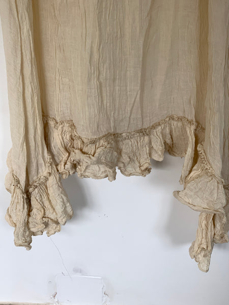 RitaNoTiara Cream Maxi Petticoat Skirt