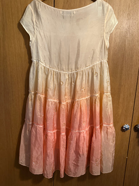All Saints Ombre silk dress size UK 10