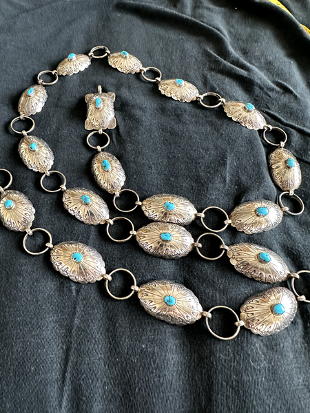 Dan Dodson Turquoise & Pearl Heart Necklace