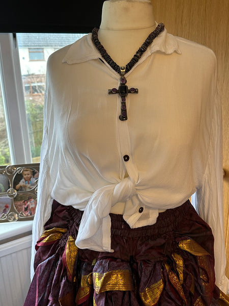 Ready to Ship Whitby Pirate Queen Skirt Shirt Galleon Hat F/S