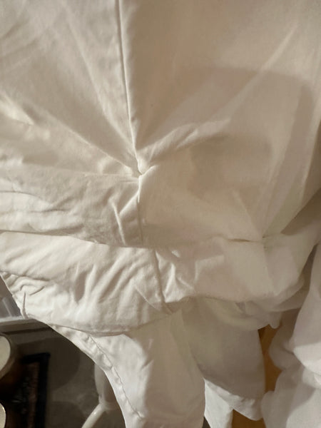 All Saints Iconic Katerina shirt UK 12 EU 40 US 8 White cotton steampunk Gothic