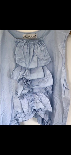 Pale Blue Adele Top