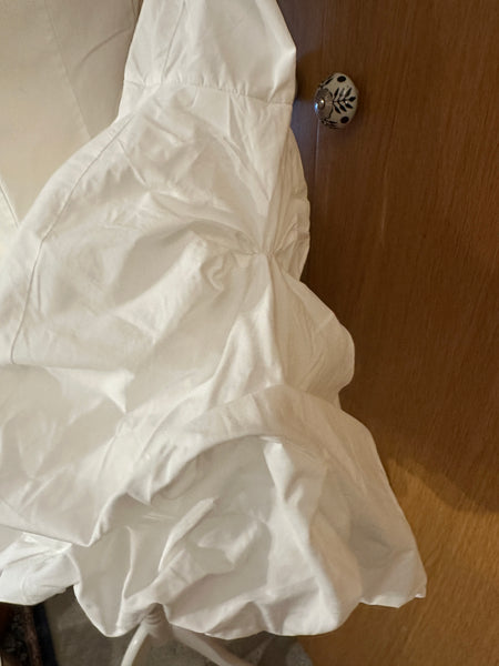 All Saints Iconic Katerina shirt UK 12 EU 40 US 8 White cotton steampunk Gothic