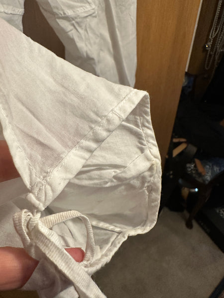 All Saints vintage Quintella white pants trousers UK 14 + US 10 +