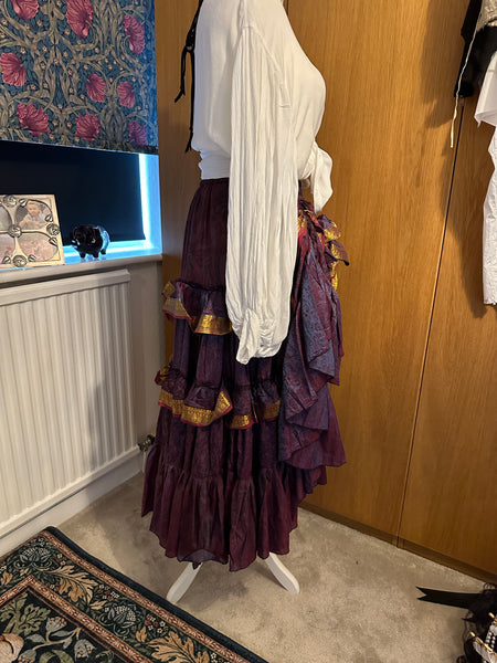 Ready to Ship Whitby Pirate Queen Skirt Shirt Galleon Hat F/S