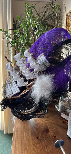 Ready to Ship Whitby Pirate Queen Skirt Shirt Galleon Hat F/S