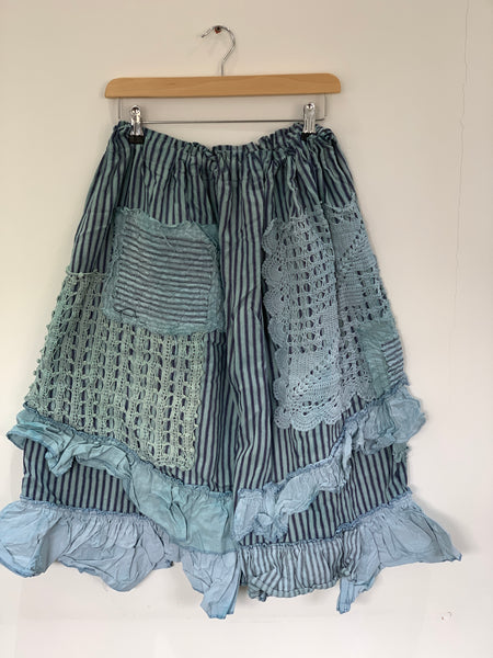 RitaNoTiara Teal Basia Cropped Bloomers