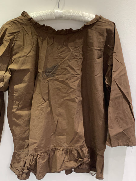 RitaNoTiara Coco Brown Saffy Cotton Top