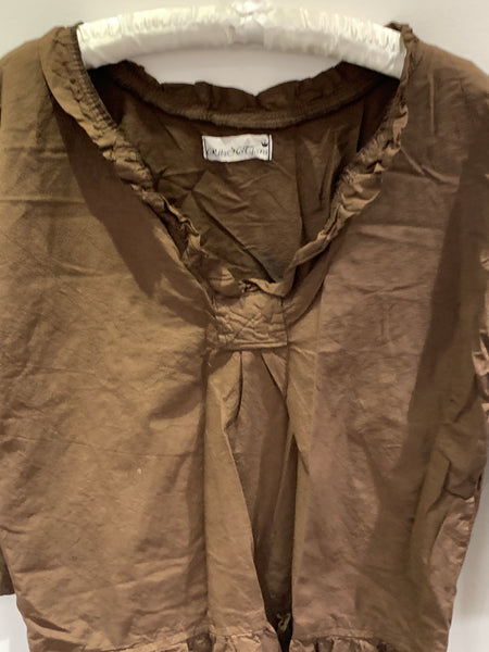 RitaNoTiara Coco Brown Saffy Cotton Top