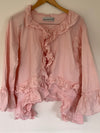 RitaNoTiara Pink Bustle Skirt Jacket Suit