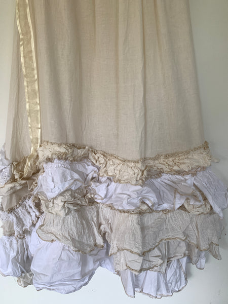 Ready to Ship Ivory Vintage Lace Suzanne Petticoat Skirt One Size