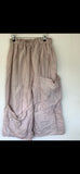 RitaNoTiara Cream Vintage Damask Pocket Pants