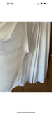 BNWT Reiss Gigi Cotton Blend Maxi Skirt white UK 14 US 10 EU 42 occasion full