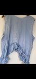 Pale Blue Adele Top