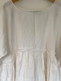 Ready to Ship May White Linen Dress free Size