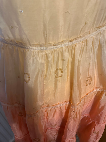 All Saints Ombre silk dress size UK 10