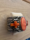 Huge Navajo Spiny Oyster Cross Cuff