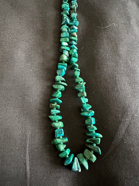 30in Turquoise Nugget Necklace