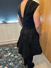 All Saints Bounty Dress small UK 10 12 EU 40 US 8 Black taffeta steampunk Gothic