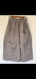 RitaNoTiara Blue stripe vintage ticking big pocket pants