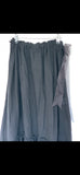 RitaNoTiara Black Cotton gauze asymmetric Maxi Skirt