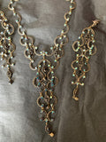 Butler & Wilson Aurora Borealis Baroque Necklace & Earrings