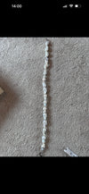 New white Edison pearl choker needs ties attaching.