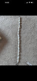 New white Edison pearl choker needs ties attaching.