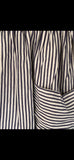 RitaNoTiara Blue stripe vintage ticking big pocket pants