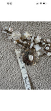 Kim Yubeta OOAK cross charm bracelet mother of pearl silver certificate western