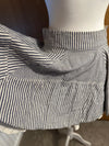 All Saints vintage Celestina full stripe 100% cotton skirt underskirt Uk 8 - 14