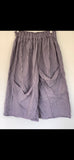 RitaNoTiara stripe vintage lavender ticking big pocket pants