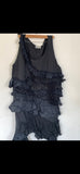 RitaNoTiara Midnight Blue Elvira vintage lace Elvira dress