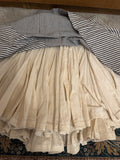 All Saints vintage Celestina full stripe 100% cotton skirt underskirt Uk 8 - 14