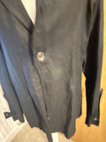 BNWT Black Avant Garde jacket La Haine L up to UK 16 US 12 gothic goth unisex