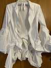 All Saints Iconic Katerina shirt UK 12 EU 40 US 8 White cotton steampunk Gothic