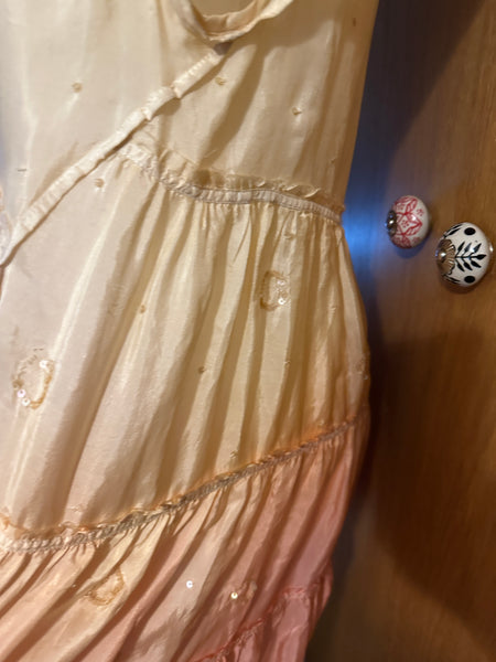 All Saints Ombre silk dress size UK 10