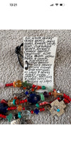 Kim Yubeta OOAK cross charm bracelet lapis spiny silver cert south western boho