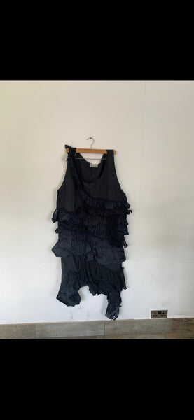RitaNoTiara Midnight Blue Elvira vintage lace Elvira dress