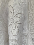 Ready to Ship RitaNoTiara OOAK Antique Lace Top Shirt  F/S