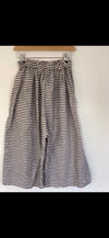 RitaNoTiara Blue stripe ticking big pocket pants