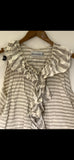 OOAK Linen stripe waistcoat