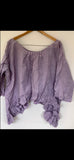 3/4 Sleeve Artist shirt Lavender Cotton