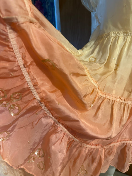 All Saints Ombre silk dress size UK 10